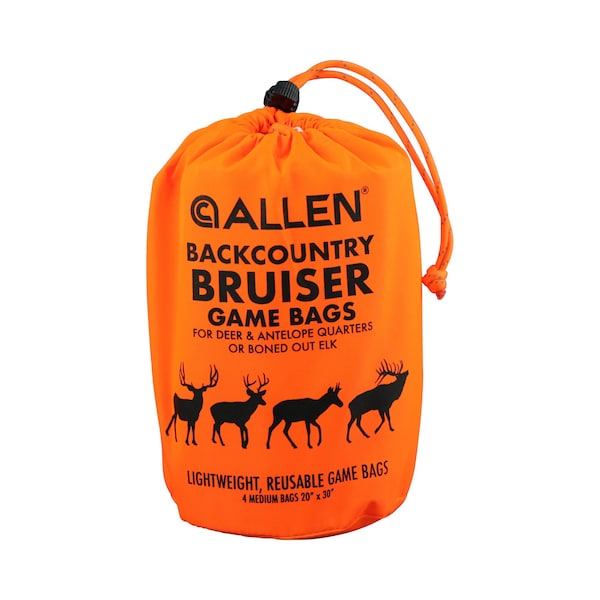 Allen Co Backcountry Bruiser Game Bags, 4 Quarter Bags, 3 in.L x 2 in.W, White 6591 - main